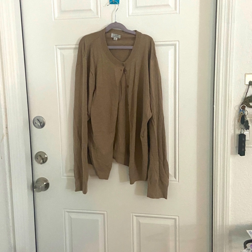 J. Crew soft, brown cardigan Sweater